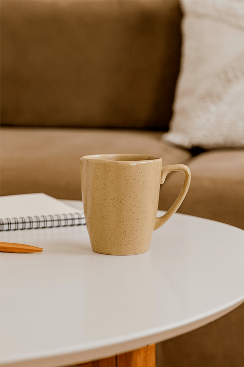 Caneca Slim Organic Sand em Ceramica 280ml