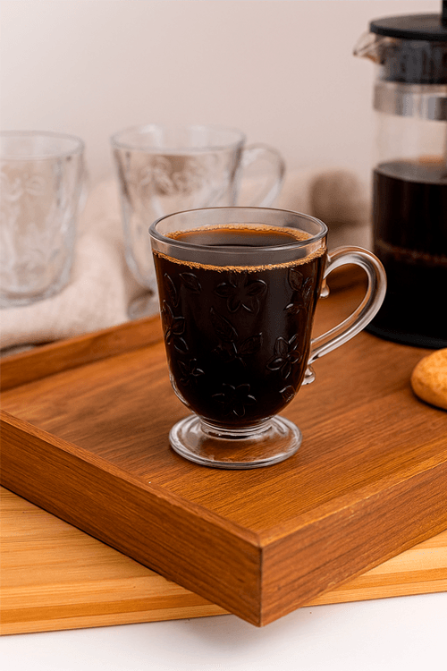 Conjunto de Caneca de Vidro Spring  6 Peças 330ml