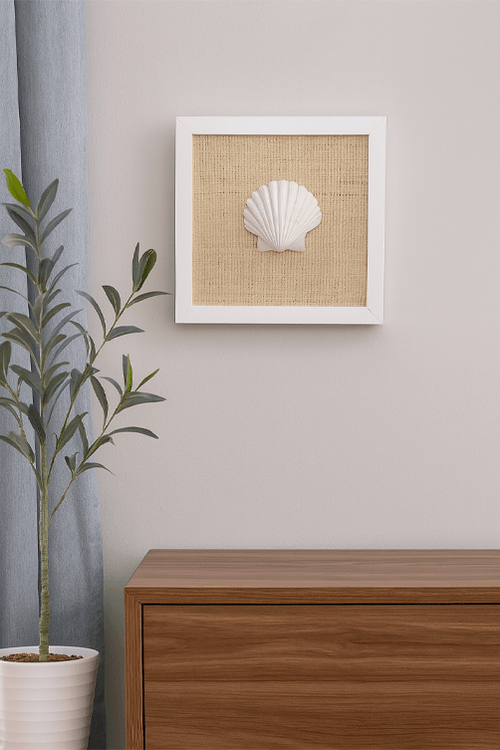 Quadro com Tela de Concha