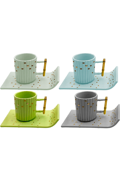 Jogo para Café 8 Peças Yume New Bone China 70ml