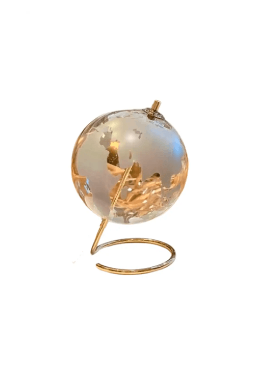Globo Terrestre Decorativo Giratório Clear