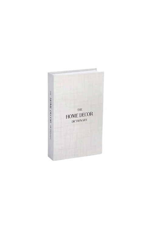 Livro Decorativo The Home Decor Dictionary
