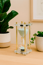 Ampulheta Decorativa em Vidro 15 Minutos1