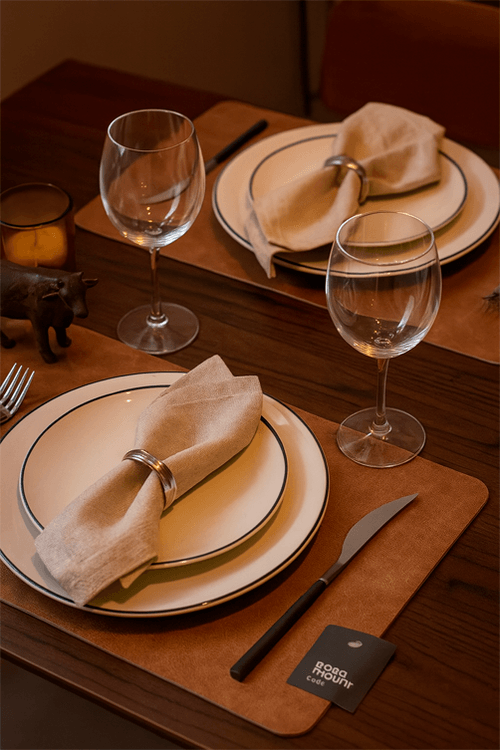 Lugar Americano Premium Tex em Pvc Nude