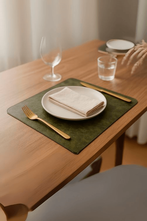 Lugar Americano Premium Tex Verde