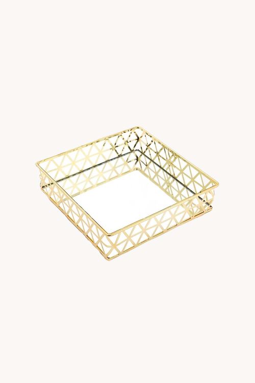 Bandeja Decorativa em Metal