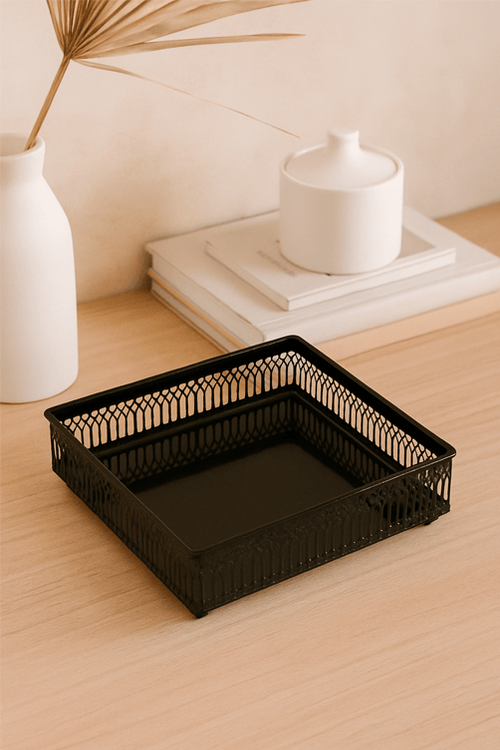Bandeja Decorativa em Metal