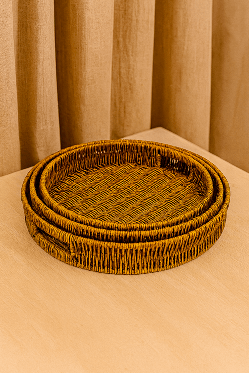 Conjunto de Bandejas em Fibra