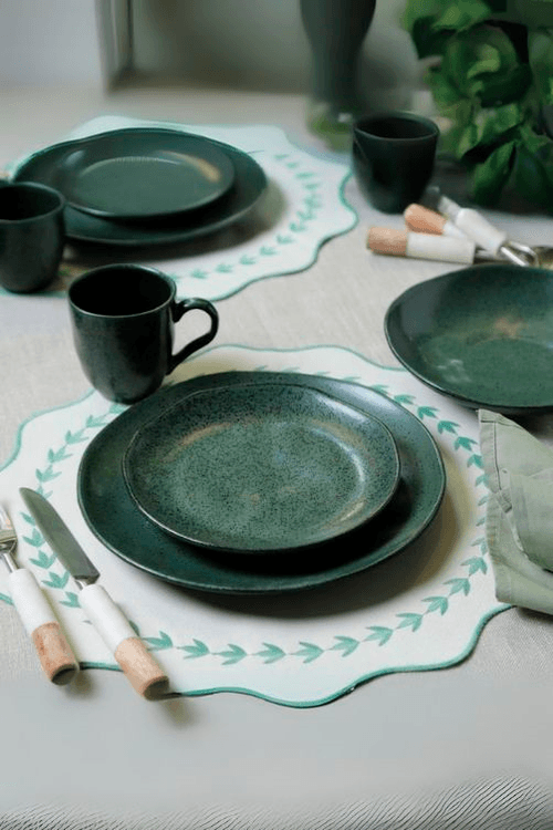 Prato Sobremesa Orgânico Stoneware  Arauco