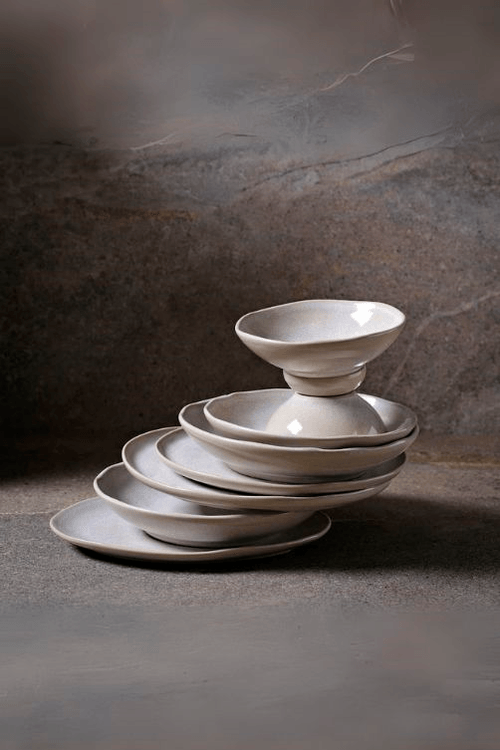 Bowl Oval Orgânico Latte em Stoneware 265ml