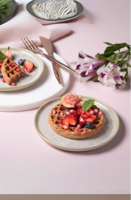 Prato Sobremesa Bio Latte em Stoneware