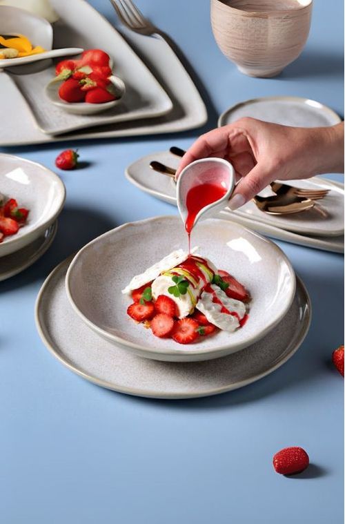 Prato Fundo Bio Latte  em Stoneware