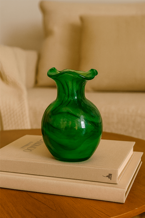 vaso murano verde