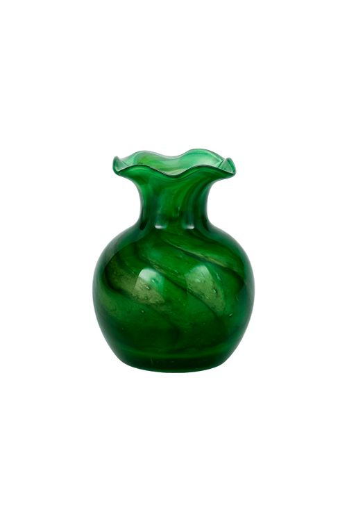 Vaso de Vidro Murano Verde 12x16cm