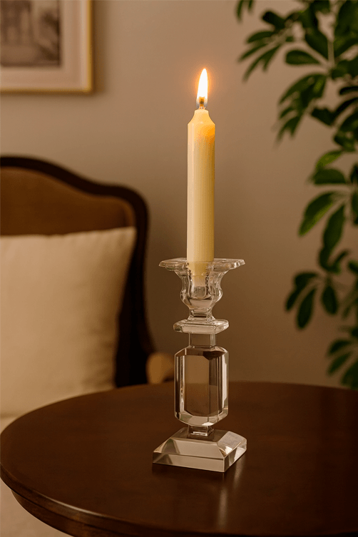 Castical Decorativo em Cristal