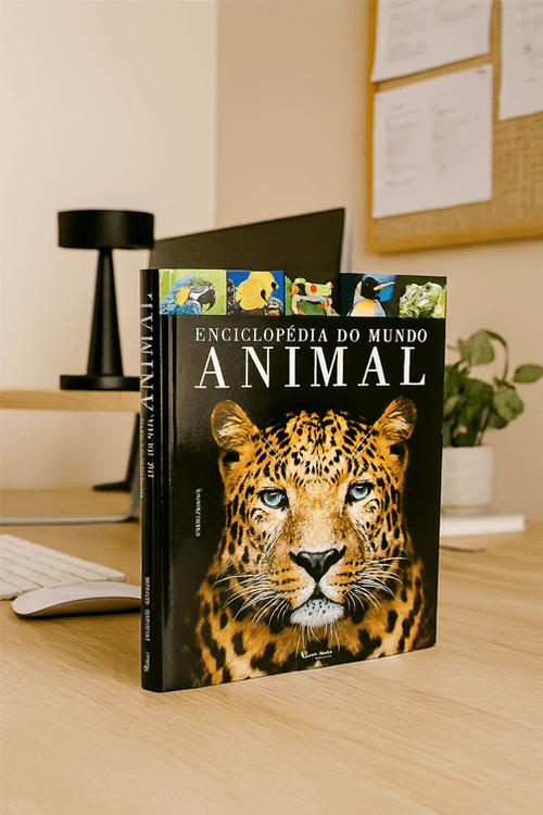 Livro Mundo Animal  em Capa Dura