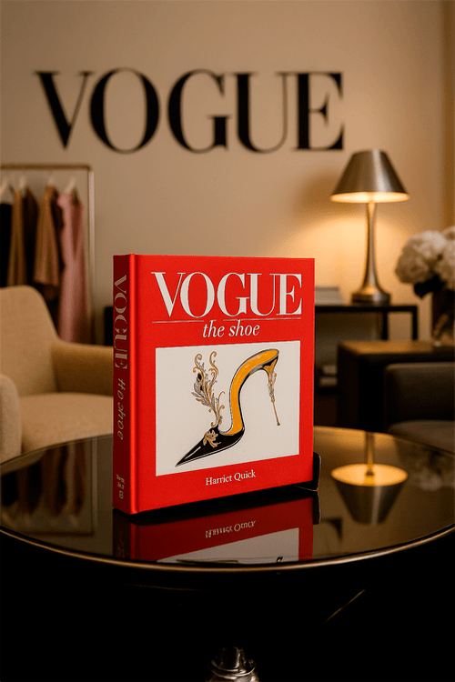 Livro Decorativo Vogue com  Capa Dura