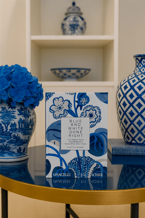 Livro Decorativo Blue and White