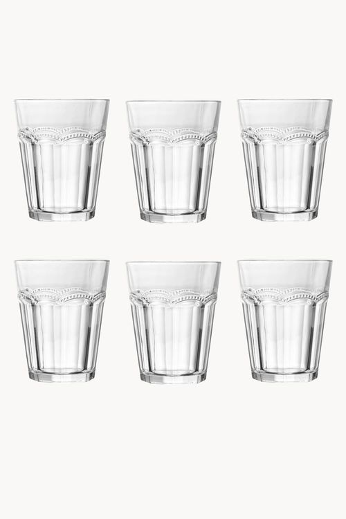 Conjunto de Copos Altos em Vidro 6 Peças 275Ml