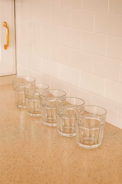 Conjunto de Copos Altos em Vidro 6 Peças 275Ml