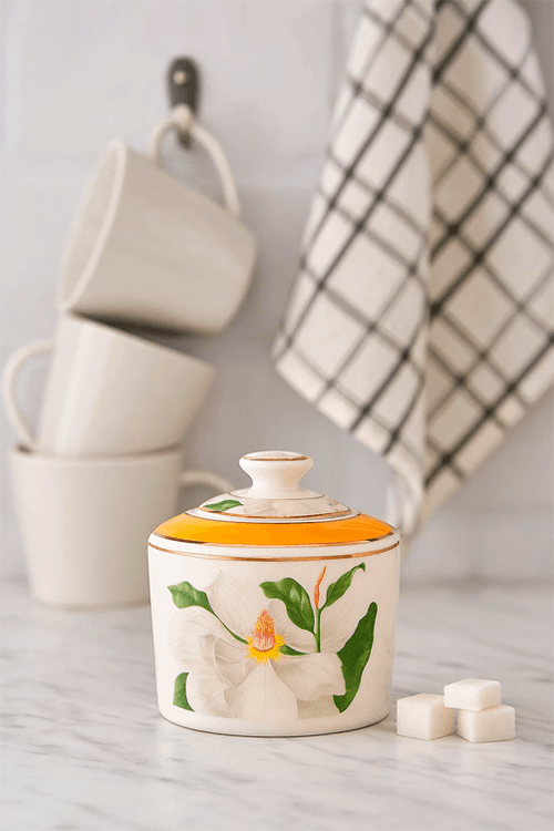 Açucareiro New Bone China Blummen 320ml
