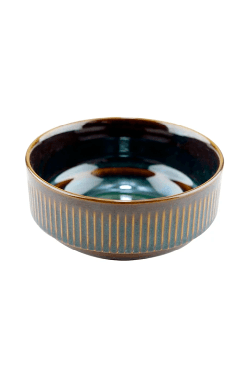 bowl striatto verde mineral