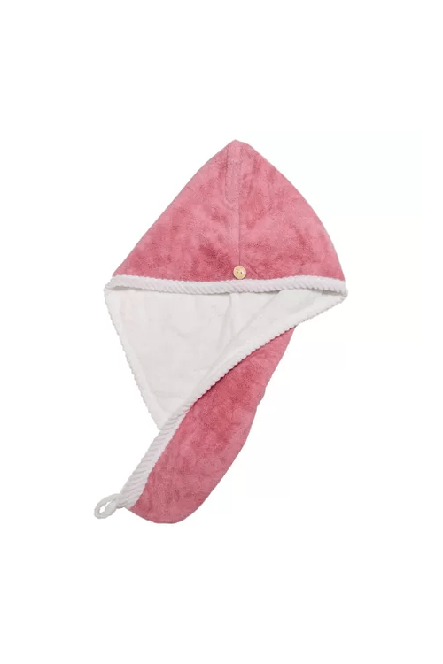 Touca de Cabelo Power Sec Dupla Face Rosa
