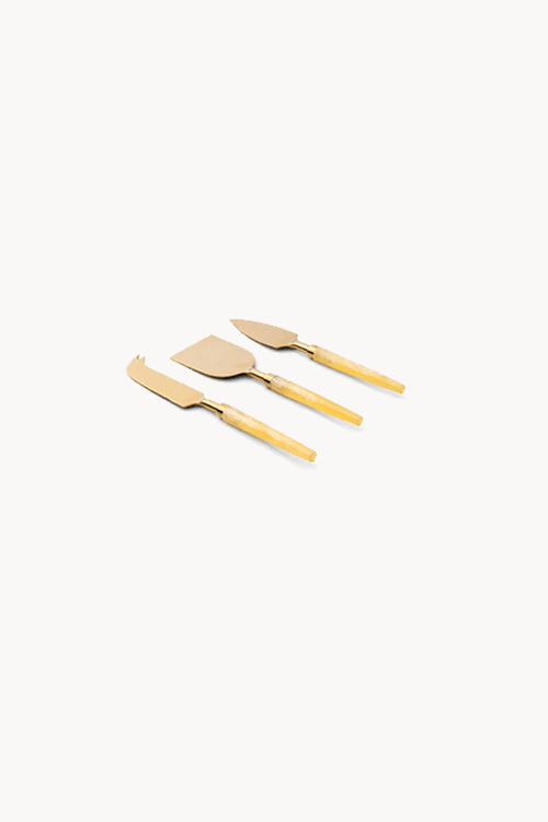 Conjunto de Talheres para Queijo 3 Peças Garbo Turim