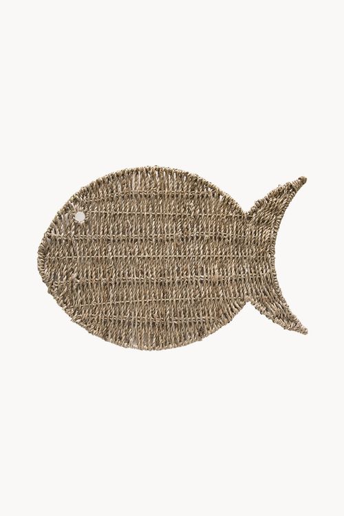 Jogo Americano em Rattan Peixe