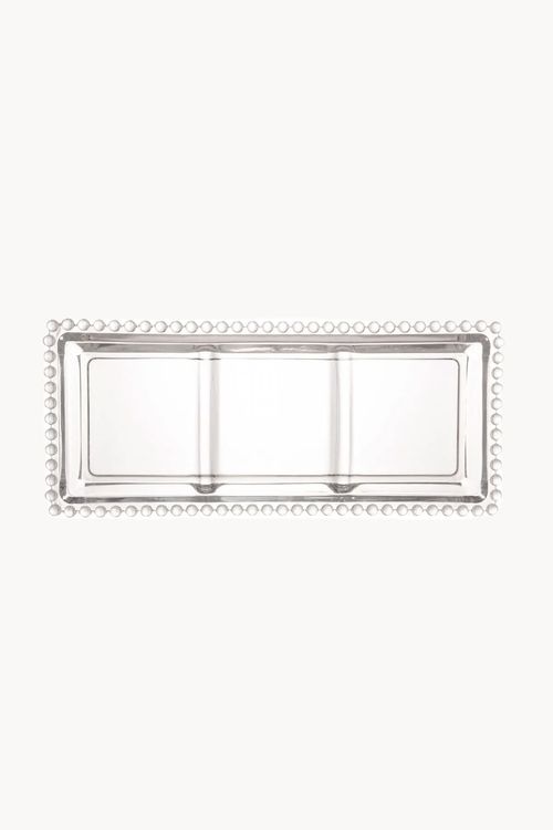 Petisqueira Pearl  com Divisória em Cristal