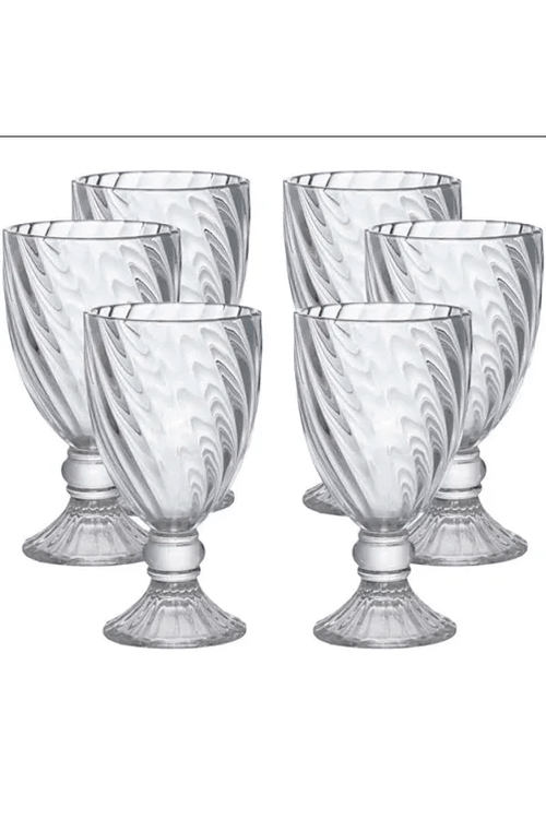 Jogo 6 Taças Água/Vinho Vidro Elysée 325 ml Transparente