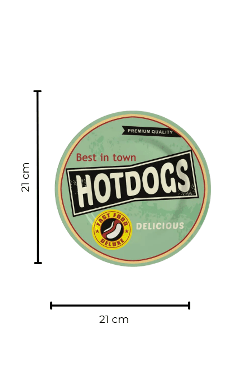 Kit 8 Pecas Hot Dog Collection Colecionavel com Pratos e Molheiras1