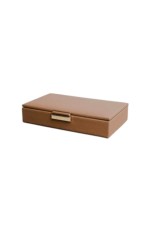Caixa Nude Decorativa com Revestimento em Pu