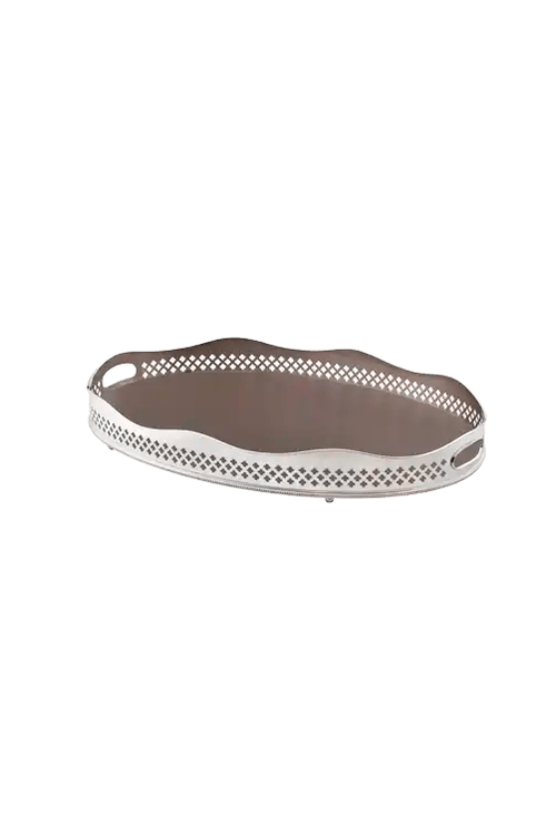 Bandeja Madeleine Classique Oval Níquel