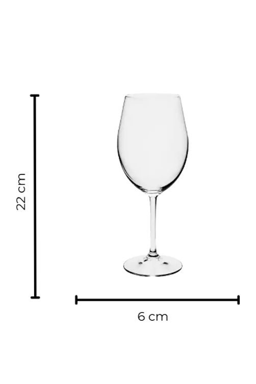 Jogo de Tacas de Vinho Branco Linha Gastro em Cristal 6 Pecas2