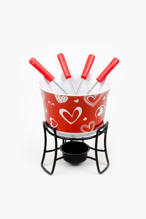 Fondue em Cerâmica 6 Peças