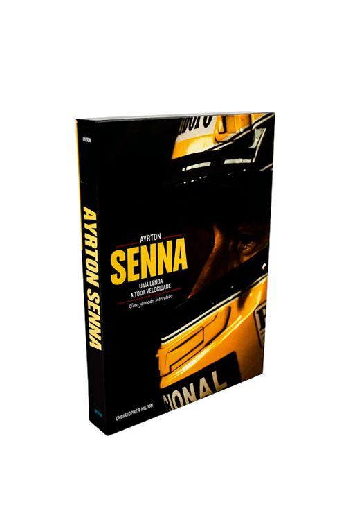 Livro decorativo Ayrton Senna