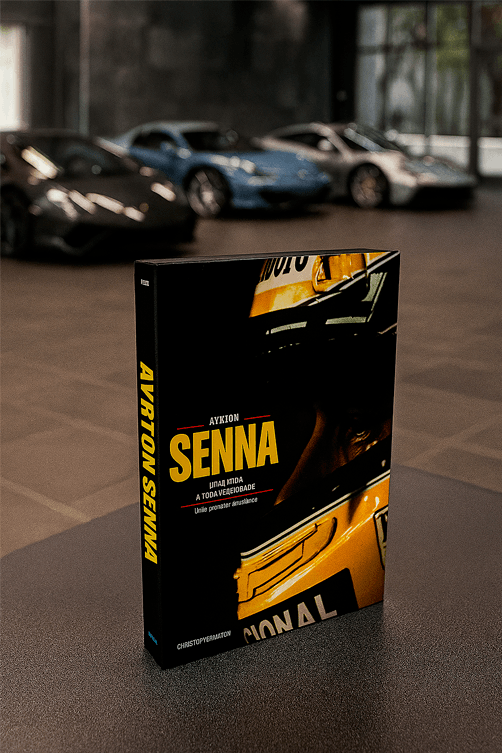 Livro decorativo Ayrton Senna1