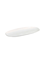 Travessa Oval Rasa Organico New White em Stoneware