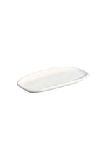 Mini Travessa Oval Rasa Organico New White em Stoneware1
