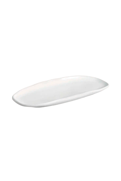 Travessa Oval Organico New White em Stoneware1