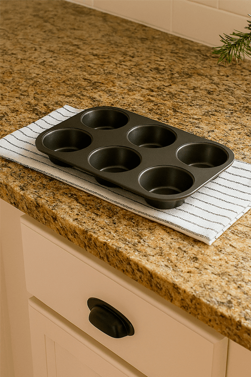 Forma para Muffins e Cupcakes 6 Divisões