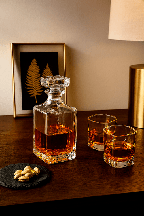 Garrafa de Whisky em Cristal 750ml
