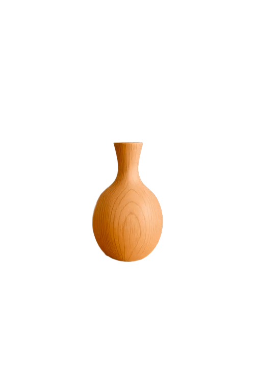 Vaso Pequeno de Ceramica Amadeirado
