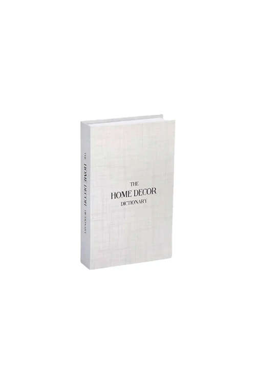 Livro Decorativo The Home Decor Dictionary