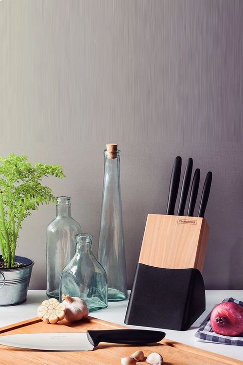 Conjunto de Facas em  Aço Inox 6 Peças