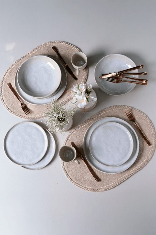 Aparelho de Jantar Stoneware 16 Peças Bio Latte
