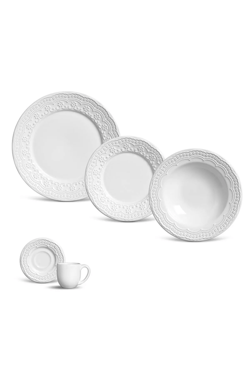 Aparelho de Jantar 20 Peças Madeleine Branco