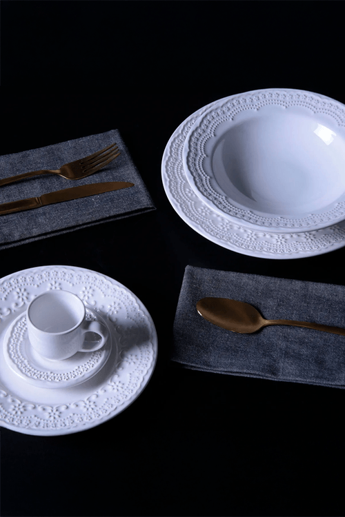 Aparelho de Jantar 20 Peças Madeleine Branco