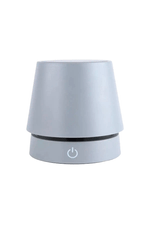 Luminaria Cinza de Mesa com Led1